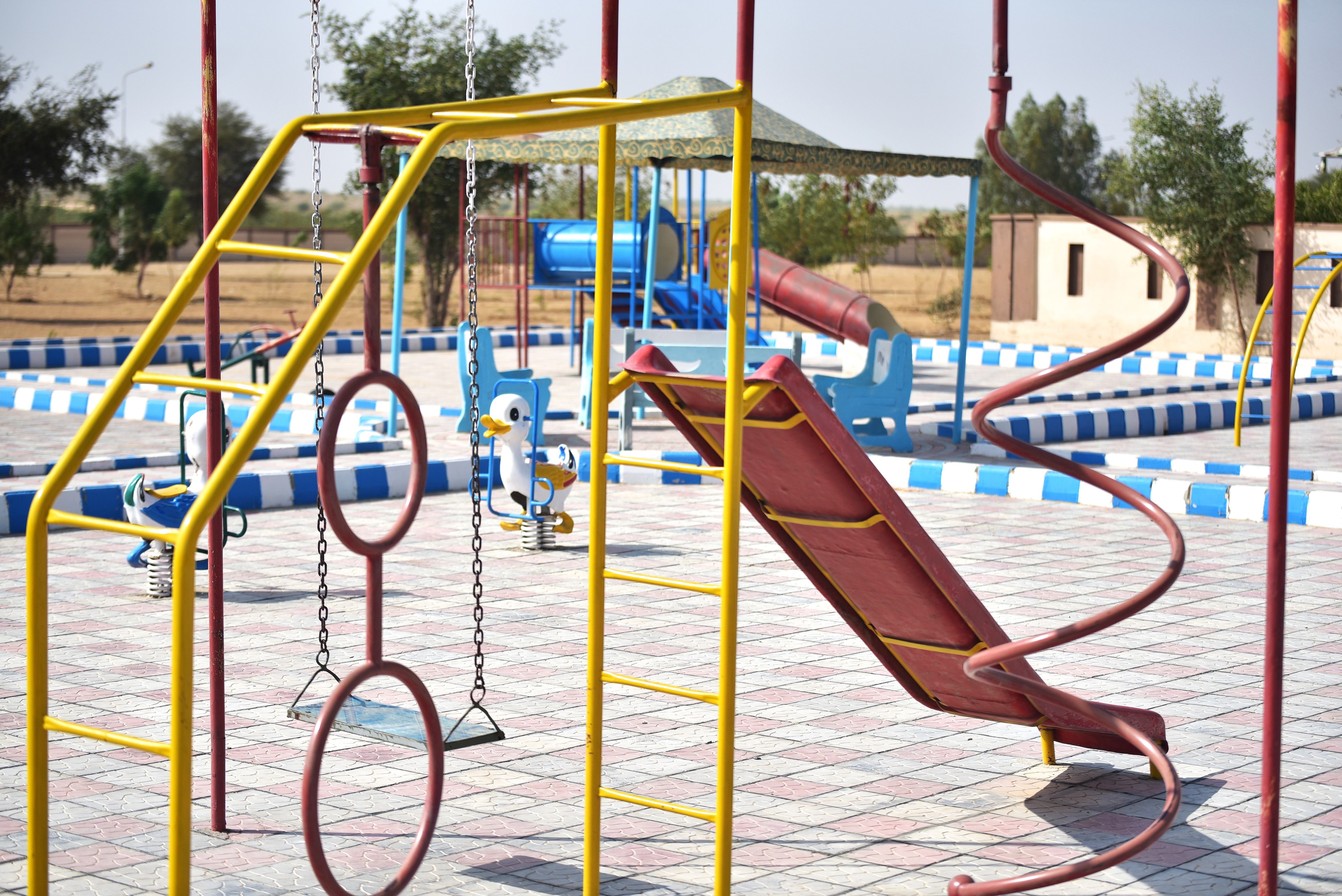 Replace with a kid's play area photo
